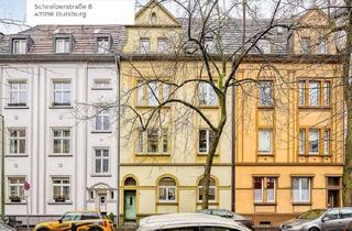 Wohnung mieten in Schreiberstr., 47058 Duissern, kernsanierter Altbau EG mit Balkon, hohe Decken, ruhige Lage DU Duissern/Neudorf