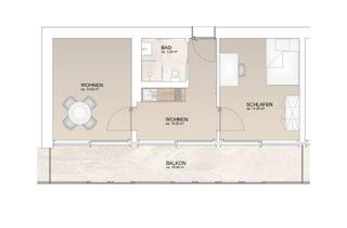 Wohnung mieten in 94526 Metten, Großzügiges Duo-Apartment mit Premium-Balkon – ca. 51 m²