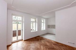 Wohnung mieten in Friedrich-August-Straße 12, 09306 Rochlitz, +Hochwertige Ausstattung+ 2-Raum-Wohnung mit Balkon, Wohnküche, Parkettfußboden, modernes Duschbad