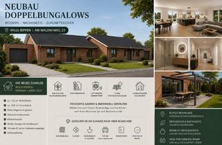 Haus kaufen in Am Waldwinkel 23, 49626 Bippen, Neubau Doppelbungalows
