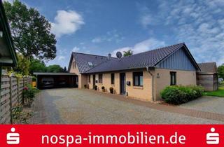 Haus kaufen in 25821 Almdorf, Hochmodern und vielfältig in der Nutzungsmöglichkeit: Wohnhaus mit drei Wohneinheiten in TOP-Zustand