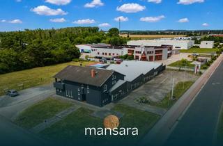 Gewerbeimmobilie kaufen in 39387 Oschersleben, Ihr neuer Firmensitz: Werkstatt, Verkauf, Büro & Wohnung auf über 4.200 m² Grundstück!!