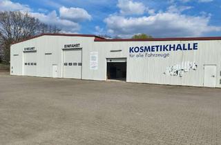 Gewerbeimmobilie mieten in Pampower Straße, 19075 Holthusen, Produktionshalle mit 4700 m² Gesamtfläche in Holthusen