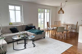 Immobilie mieten in 81827 Trudering-Riem, Sehr ruhige vollmöblierte 3-Zimmer-Wohnung in Waldtrudering, befristet für zwei Jahre