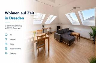 Immobilie mieten in Klopstockstraße, 01157 Cotta, Möblierte 2-ZimmerWohnung Dresden - Wohnen auf Zeit ab 1 Monat