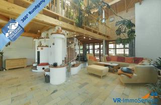 Haus kaufen in 91578 Leutershausen, Einzigartiges Wohnen mit Galerie, Wintergarten und Säulenkamin unter offenem Dach bei Leutershausen!