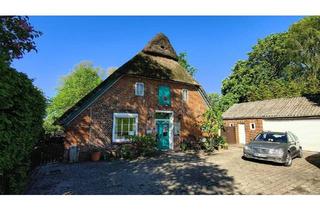Bauernhaus kaufen in 27804 Berne, Berne - Historisches Bauernhaus unter Reet, am Deich, 5 Zi 130m² 2149m²