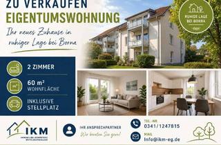 Wohnung kaufen in 04552 Borna, 2 Raumwohnung im 1. Obergeschoss mit Stellplatz- Einziehen und Wohlfühlen!
