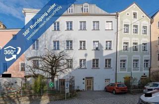 Wohnung kaufen in 94032 Altstadt, Komplette Etage in historischem Altbau an der Ortspitze- Zwei Eigentumswohnungen mit freiem Innblick