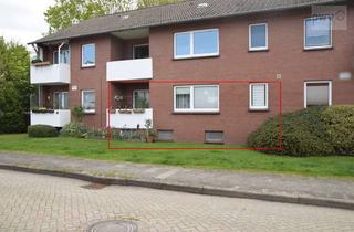 Wohnung kaufen in 26603 Aurich, vermietete 2 Zimmer Erdgeschosswohnung in Aurich mit Balkon