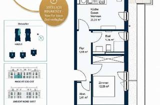 Wohnung kaufen in 23946 Ostseebad Boltenhagen, gemütliche 2-Zimmer-Wohnung mit Dachterasse in Strandnähe