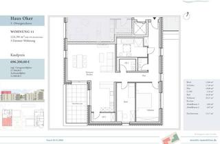 Penthouse kaufen in Lindenerstraße, 38300 Wolfenbüttel, 3 Zimmer Penthouse Oker WE11