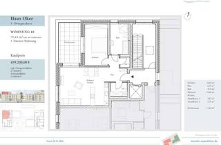 Penthouse kaufen in Lindenerstraße, 38300 Wolfenbüttel, 2 Zimmer Penthouse Oker WE10