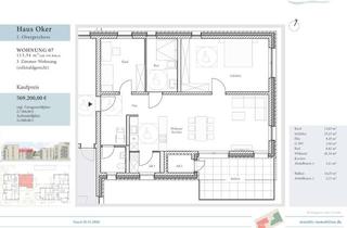 Wohnung kaufen in Lindenerstraße, 38300 Wolfenbüttel, Rollstuhlgerecht 3 Zimmer 2.OG Haus Oker WE07