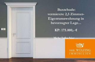 Wohnung kaufen in 21614 Buxtehude, Buxtehude: vermietete 2,5-Zimmer-Wohnung in bevorzugter Lage...