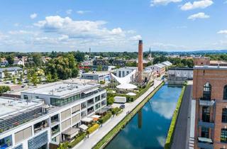 Wohnung kaufen in 83059 Kolbermoor, Alte Spinnerei: Bildschöne Gartenwohnung mit hochwertiger Ausstattung und Tiefgaragenstellplatz