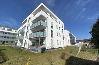 Wohnung mieten in Tannenweg 18, 89555 Steinheim, Neuwertige 2-Zimmer-Wohnung mit Wintergarten, eigenem Garten und Einbauküche