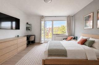 Wohnung mieten in Rotlintstraße 84, 60389 Nordend-Ost, Neu saniertes, voll möbliertes Apartment mit Südwest-Dachterrasse im Frankfurter Nordend