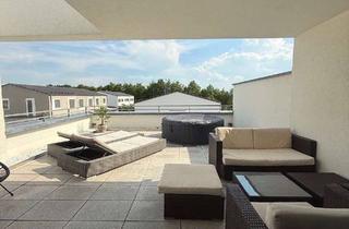 Penthouse mieten in Sportanger 25, 86415 Mering, Hochwertiges 2-Zimmer-Penthouse mit 40 m² Dachterrasse und Blick ins Grüne