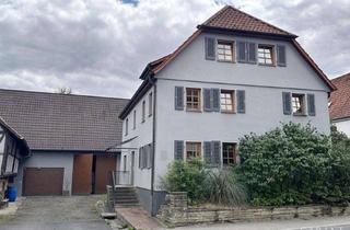 Haus kaufen in 74936 Siegelsbach, Charmantes Zweifamilienhaus mit großer Scheune und vielfältigen Nutzungsmöglichkeiten