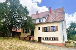 Bauernhaus kaufen in 74595 Langenburg, Geräumiges Bauernhaus mit Maschinenschuppen und Stall/Scheunengebäude in ruhiger Lage