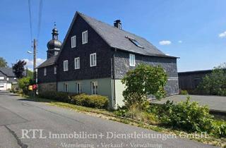 Haus kaufen in 07368 Remptendorf, Gepflegtes Anwesen mit Scheune, Innenhof und viel Platz für Hobby und Werkstatt (A1749)