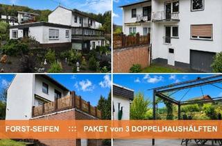 Doppelhaushälfte kaufen in 57537 Forst, PAKET von 3 DOPPELHAUSHÄLFTEN ::: FORST-SEIFEN