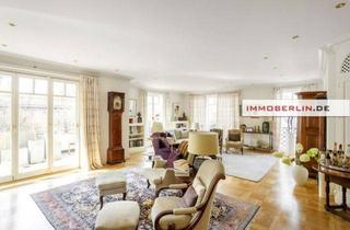 Wohnung kaufen in 14193 Berlin, IMMOBERLIN.DE - Luxuriöse Wohnung mit Südwestterrasse, 2 Kaminen, Sauna, Lift, 3 Tiefgaragenplätzen