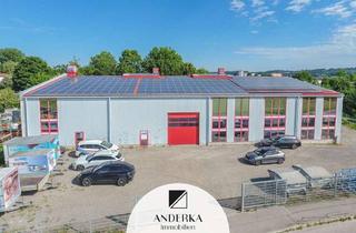 Gewerbeimmobilie kaufen in 89331 Burgau, Große Gewerbehalle in Burgau: ca. 1.065 m² Grundfläche, PV-Anlage & A8 Anbindung