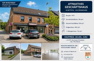 Anlageobjekt in 41334 Nettetal, Attraktives Geschäftshaus in der Innenstadt von Nettetal - mit großzügiger Gewerbe- und Bürofläche.