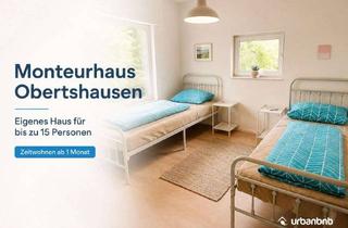 Immobilie mieten in Platanenstr., 63179 Obertshausen, Eigenes Monteurhaus in Obertshausen bei Frankfurt – für bis zu 15 Personen