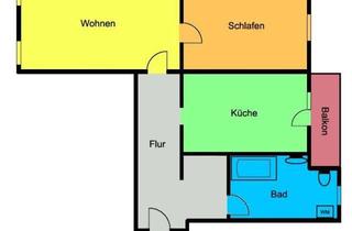 Wohnung mieten in 01683 Nossen, Helle großzügige Wohnung mit Balkon und Tageslichtbad mit Wanne!