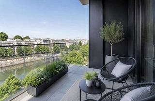 Wohnung kaufen in 10555 Tiergarten, Jeden Tag Spreeblick – Exklusive 2-Zimmer-Wohnung mit Loggia & Tiefgaragenstellplatz