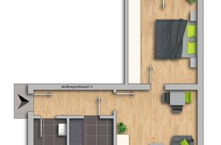 Wohnung mieten in Klosterstraße 23, 99831 Creuzburg, 2-Raum Wohnung in Amt Creuzburg