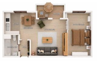 Wohnung mieten in 70839 Gerlingen, Möblierte 1,5 Zi-Whg, mit EBK, Balkon, Schwimmbad Nähe Stuttgart