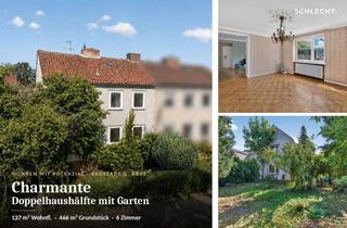 Doppelhaushälfte kaufen in Schillerstraße, 31535 Neustadt, Charmante Doppelhaushälfte mit Traumgarten in Neustädter Kernstadt