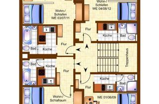 Haus kaufen in 72336 Balingen, Balingen Innenstadtlage TOP Rendite/Balkone/EBK/ 5 Garagen, Finanzierung der Nebenkosten mögl.