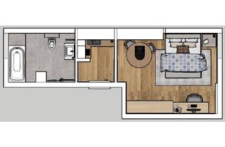 Wohnung kaufen in 70437 Stuttgart, Stuttgart - Komplett sanierte und vermietete 1-Zimmer-Dachgeschosswohnung