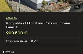 Einfamilienhaus kaufen in 65604 Elz, Elz - gemütliches Einfamilienhaus in unmittelbarer Nähe zum Ortskern
