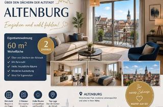 Wohnung kaufen in 04600 Altenburg, Zweiraumwohnung mit Lift über den Dächern von Altenburg - Einziehen und Wohlfühlen!