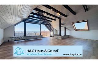 Wohnung kaufen in 76337 Waldbronn, Frei! Großzügige 3-Zimmer-Wohnung mit Balkon, Panoramablick und Garage in Busenbach