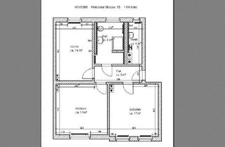 Wohnung mieten in Welsleber Straße 15, 39218 Schönebeck, Geräumige moderne 2-Raum-Wohnung in Schönebeck