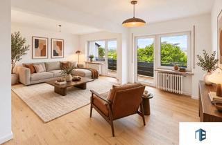 Wohnung mieten in 55543 Bad Kreuznach, Wohnen mit Panoramablick: renovierte 4-Zimmer-Wohnung mit Balkon, Terrasse und Einbauküche