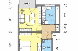 Wohnung mieten in Brunnenstr., 55576 Sprendlingen, 2 ZKB Wohnung mit Balkon sucht neuen Mieter ! :-)