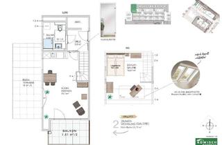 Wohnung mieten in Wirtsgasse 25, 74523 Schwäbisch Hall, Möblierte 2 Zimmer Wohnung mit Balkon + Dachterrasse