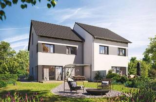 Haus kaufen in 14548 Schwielowsee, Raumwunder mit Weitblick - exklusive Neubau-DHH mit Studio unterm Dach und XXL-Garten in Geltow