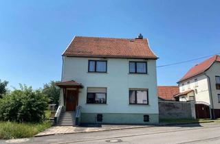 Einfamilienhaus kaufen in 99706 Sondershausen, Einfamilienhaus in Schernberg mit großem Garten, Garage und Nebengelass