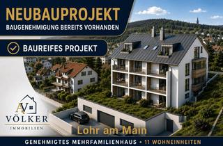 Grundstück zu kaufen in 97816 Lohr, ++Projektentwicklungsgrundstück mit Baugenehmigung für 11 Wohneinheiten in Lohr am Main++