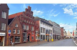 Gewerbeimmobilie kaufen in Großstraße 18, 25813 Husum, Denkmalgeschütztes Backsteinhaus mit Staffelgiebel und Blendarkadenfassade aus dem 16 Jhd.