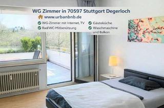 Immobilie mieten in Ramsbachstrasse, 70597 Degerloch, WG-Zimmer möbliert in Stuttgart Degerloch - 1 Monat Zeitwohnen